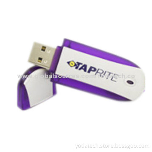 Orbit plastic USB flash drives, includes removable cap